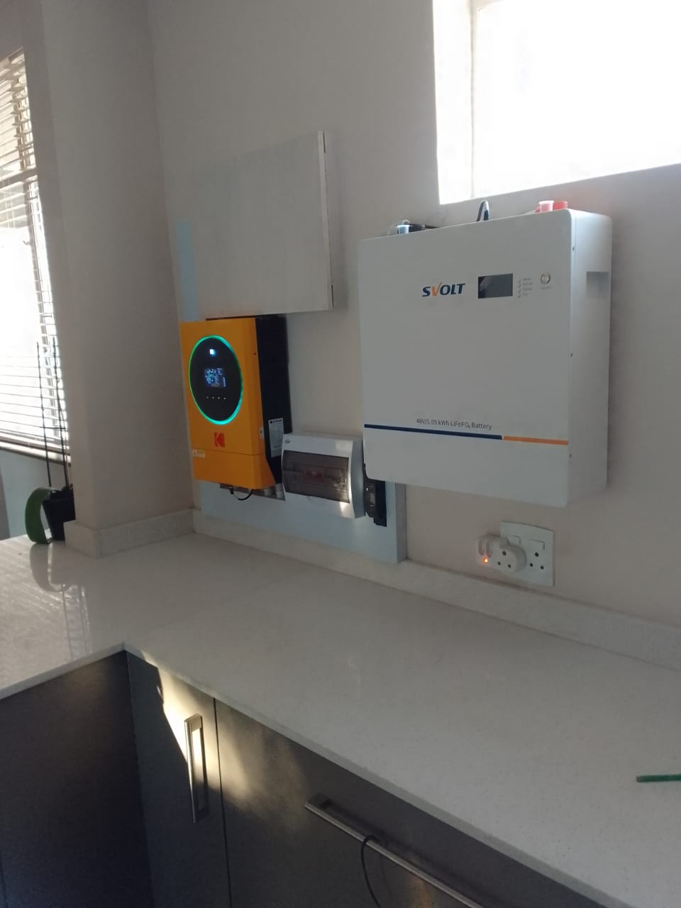 Professional solar panel installation on a residential rooftop